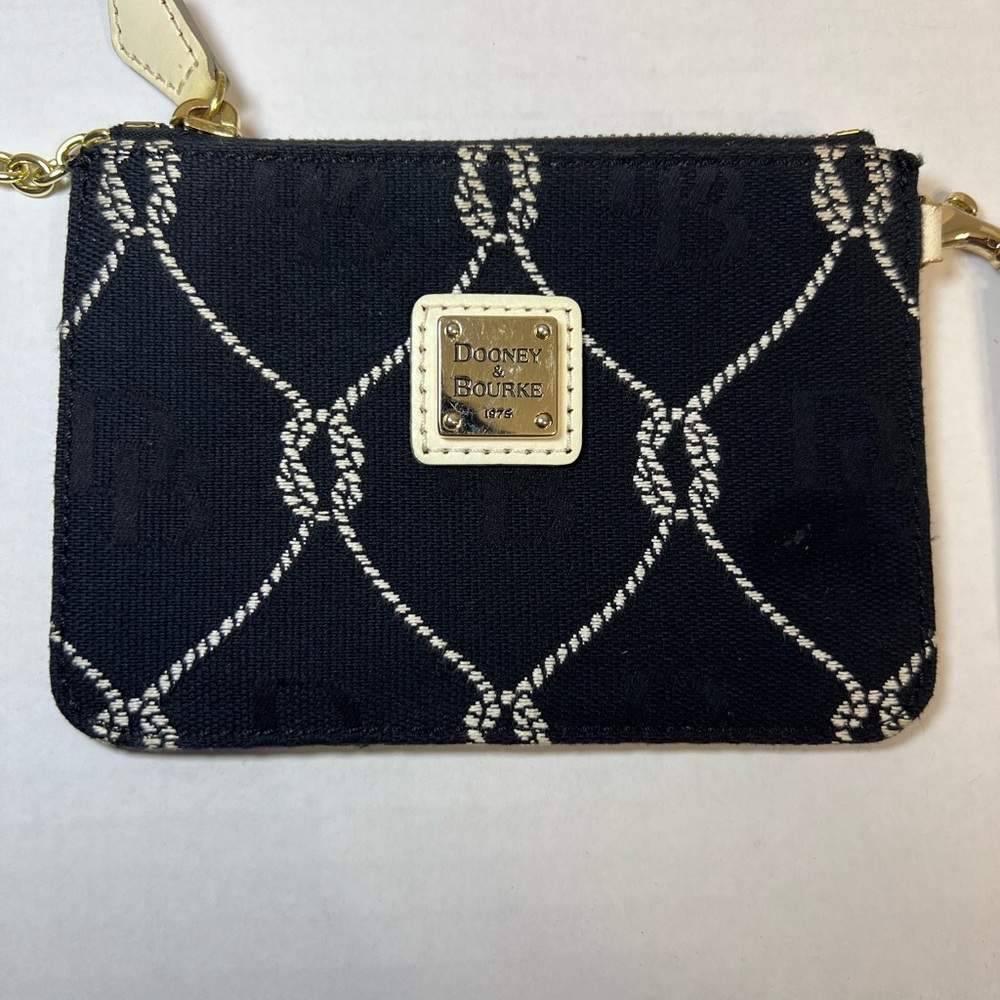 Dooney & Bourke nautical themed key cles wristlet - Picture 2 of 16